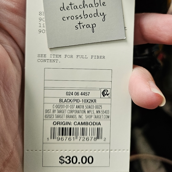 A New Day Recycled Nylon Midi Boxy Crossbody Satchel ($30 MSRP) - Picture 5 of 5